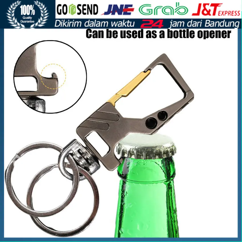 Gantungan Kunci Rumah Motor Mobil Multifungsi Mini Pembuka Botol Bottle Opener Key Chain