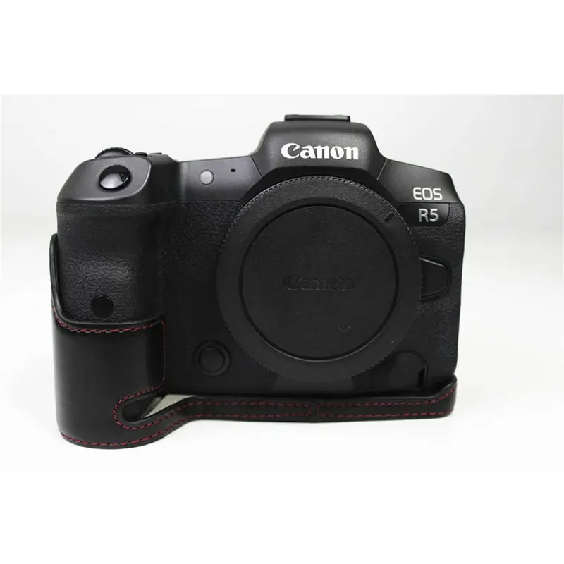 Vỏ máy ảnh, Thích hợp cho máy ảnh không gương lật toàn khung hình Canon Eos R5, vỏ bảo vệ nửa bộ, Eosr6 R6ii, với đế Phụ Kiện Camera 0