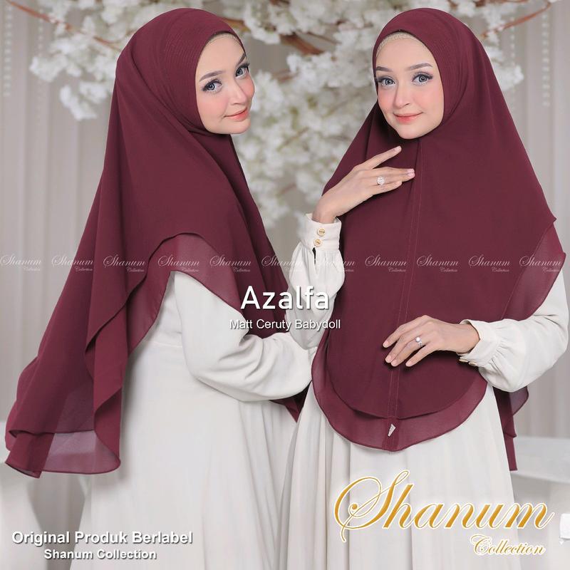 KHIMAR CHELIA  KERUDUNH SYARI JUMBO CERITY BABYDOLL ARMANY PREMIUM 5