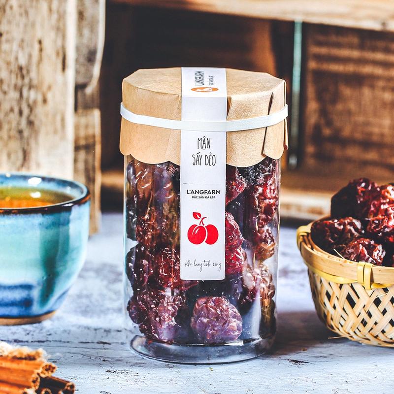 Mận sấy dẻo L'angfarm 250g hũ mẫu tobita