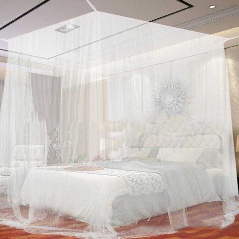 F2 Four Corner Outdoor Camping Mosquito Canopy Net With Storage Bag Insect Tent Protection Bedroom Full Netting 200*200*180cm 0