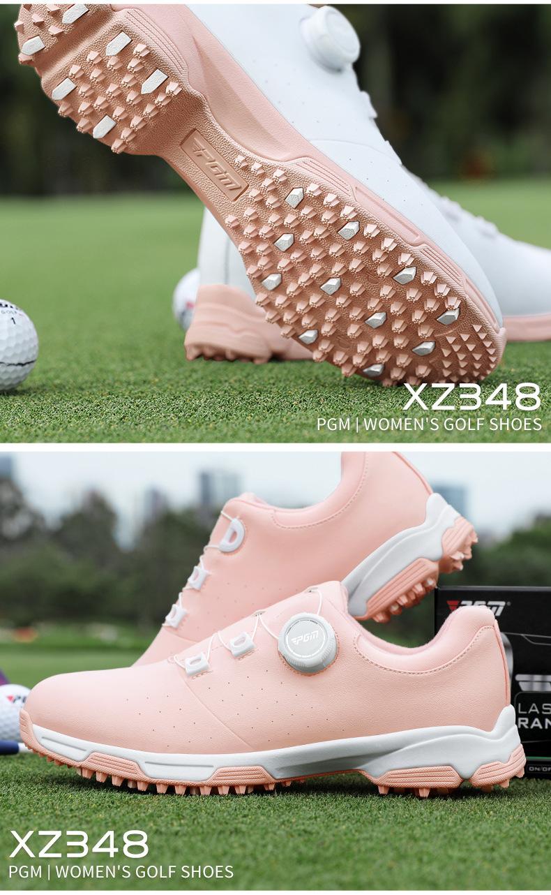 Product Introduction of [PGM] Golf Shoe Women's Summer Waterproof Microfiber Shoes Non-Slip Spike Bottom Sports Golf Women's Shoes Xz348 15