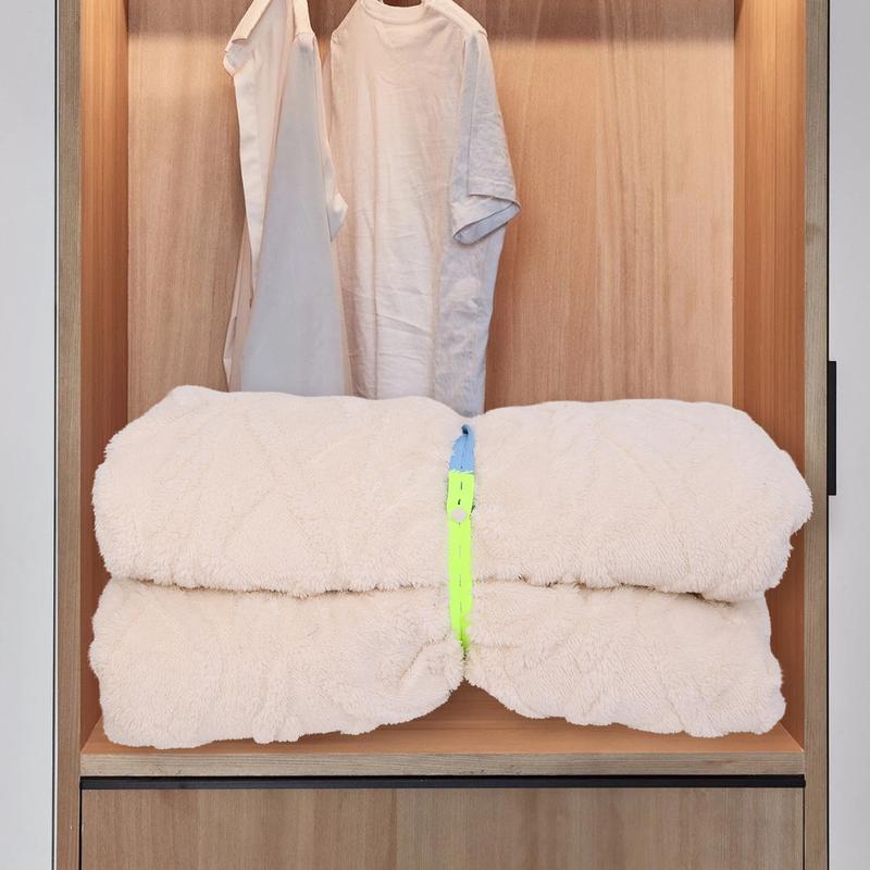 Product Introduction of 10/30Pcs Stretchable Clothes Storag Straps Random Color Adjustable Space Saving Storage Ties with Button Home Cabinet Clothes Organizer 17