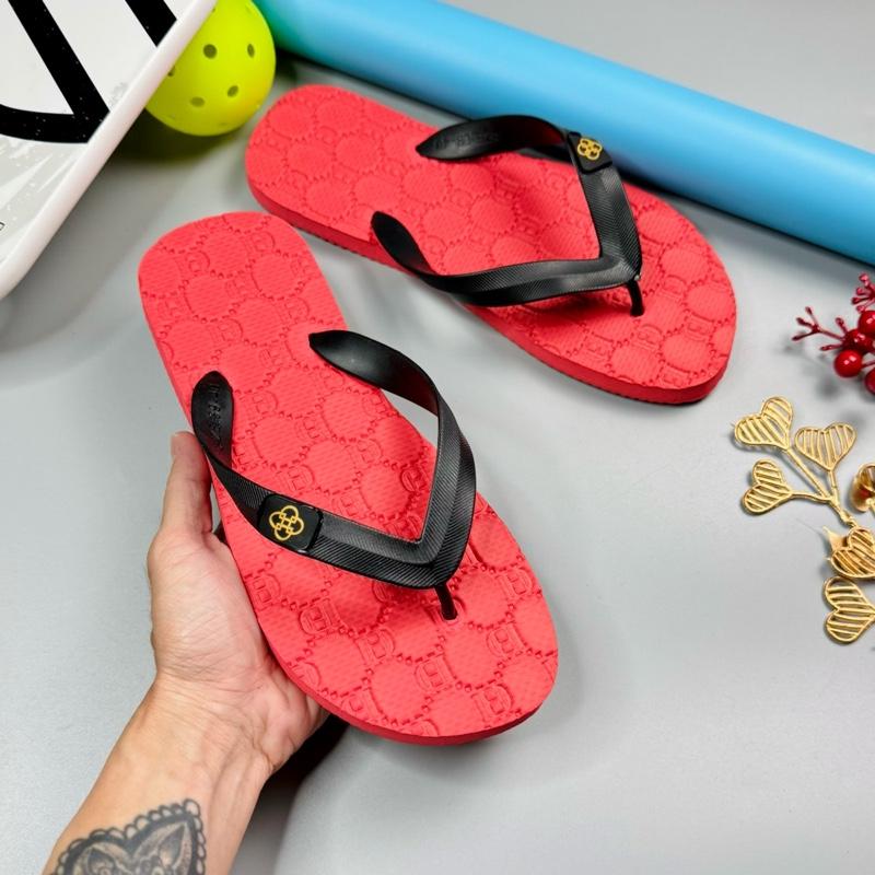 Product Introduction of Dép Thái Lan Đỏ Quai Đen  HD-G.C Dép kẹp Dép Nam Dép Đế Bằng Hoa DéP Cao Su Sandal Nhung Đồng 9