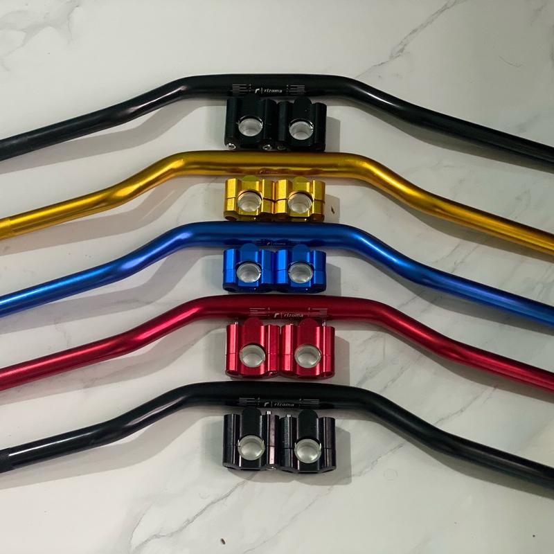 Ghi đông trung quốc rizoma 28mm kèm cùm nâng xe điện độ - hàng loại 1 full bộ Phụ Tùng