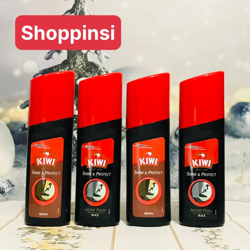 Xi nước đánh giầy KIWI màu đen 75ml - Dung tích lớn