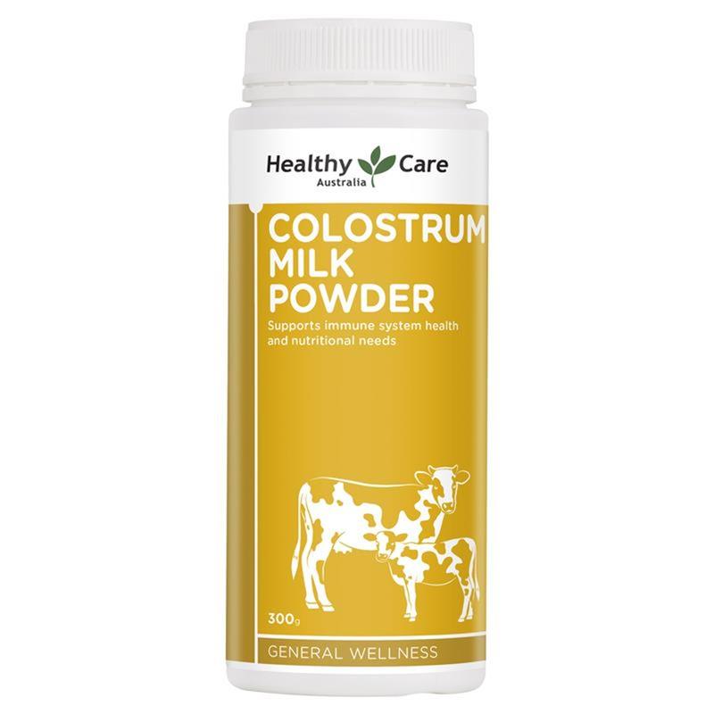 Sữa Non Healthy Care Colostrum Milk Power 300g Úc