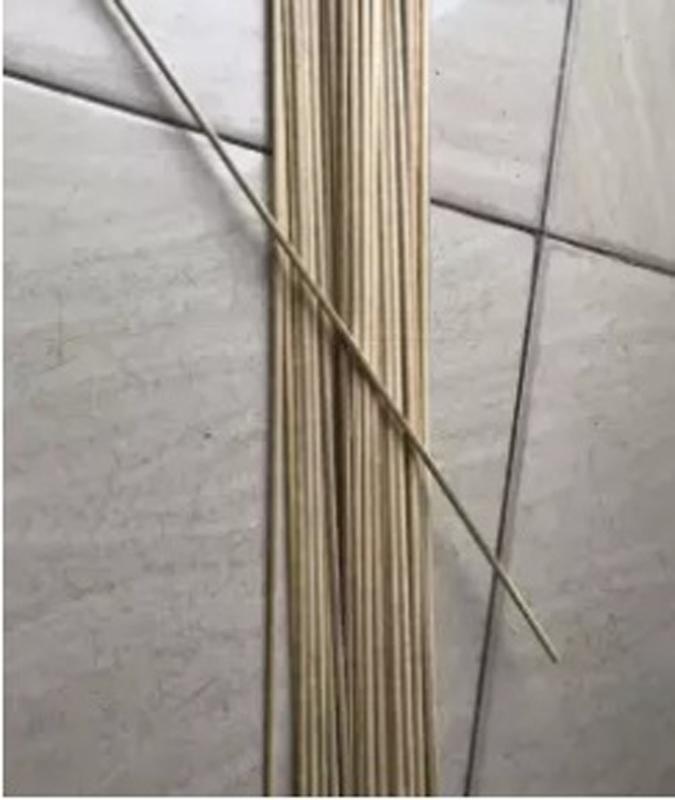 Bộ 50 que gỗ tròn 3 ly dài 95 -100 cm - tăm tre tròn dài 1 mét  làm handmade