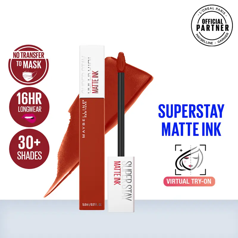 Maybelline Superstay Matte Ink Tahan Hingga 16 jam 1