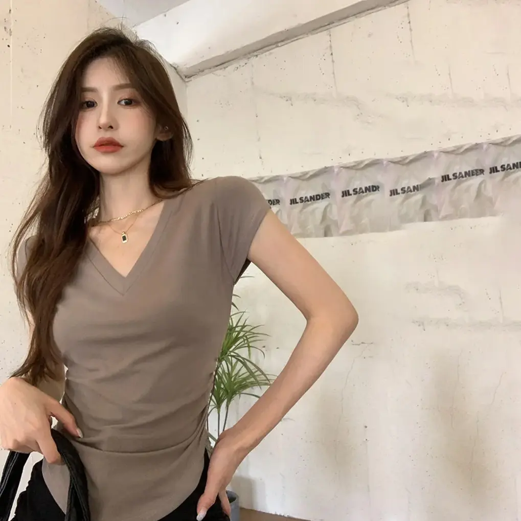 (PART 2) Omnia Top V-Neck Short Sleeve