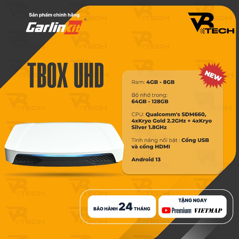  Bộ Android Box Chính Hãng Carlinkit Tbox UHD HDMI 2025 Qualcomm 660 Bản cao cấp nhất tặng Vietmap S2 dành cho ô tô 
