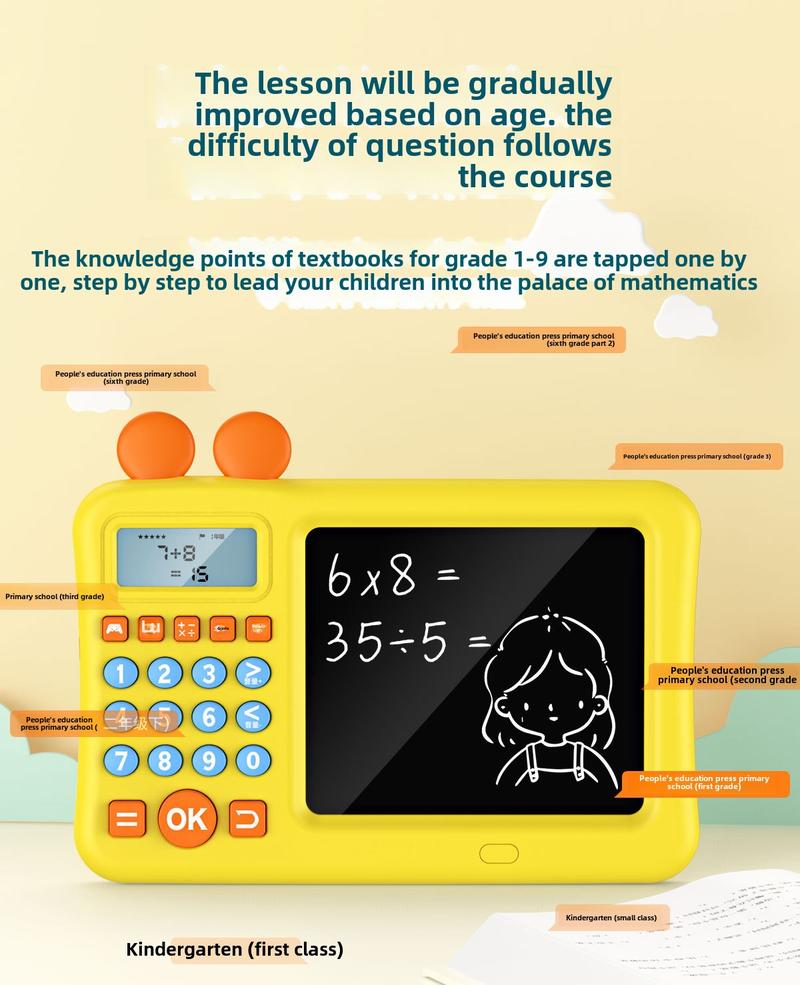 Product Introduction of Mickey Children's Mental Arithmetic Machine/Practice Machine, Intelligent Enlightenment Children's Early Education Learning Machine, Mental Arithmetic Training Machine, Math Mental Arithmetic Machine 21