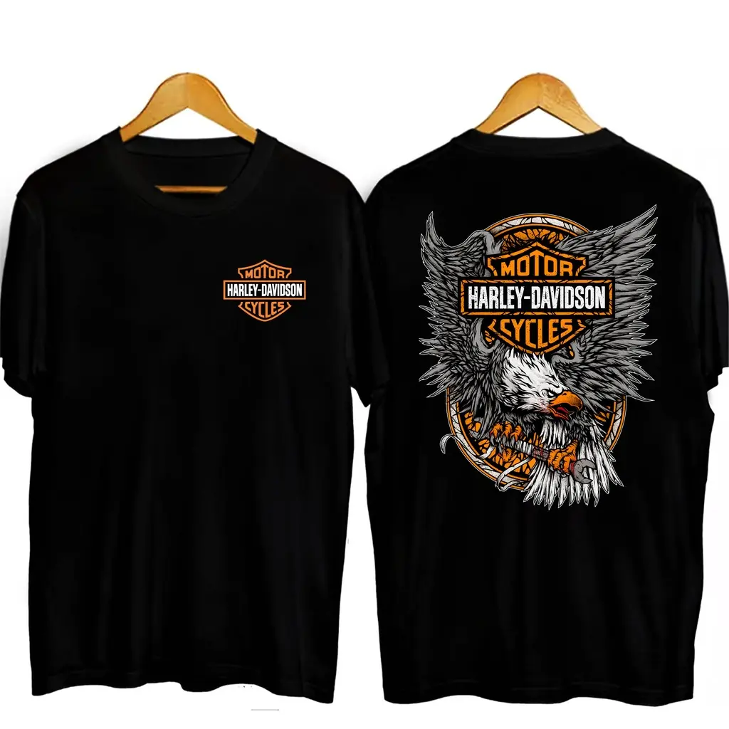 KAOS HARLEY DAVIDSON CLUB INDONESIA HDCI BIG SIZE JUMBO BAJU katun