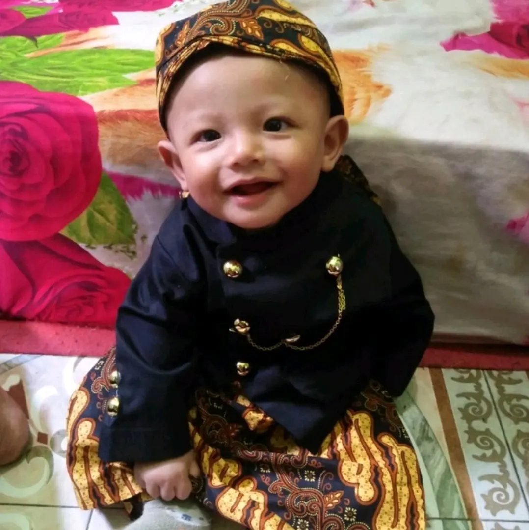 baju piton2 bayi laki2//beskap tedak siten Parsel atau kado buat tedak sinten