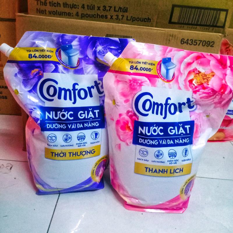  Nước giặt dưỡng vải comfort túi 3.1kg 