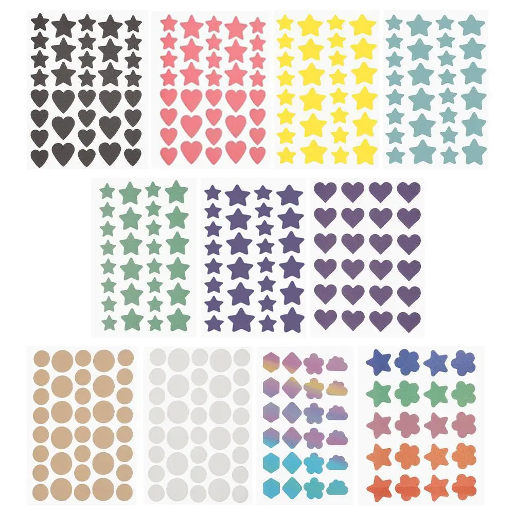 Colorful Acne Patches Love Star PE Acne Patches Acne Cover Pimples Sticker Skincare