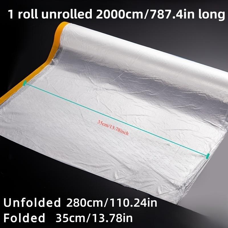 Self Adhesive Paint Masking Film, Car Paint Masking Film, Furniture & Home Decoration Dust Protective Film, Easy To Operate, Suitable for Craft Painting 1