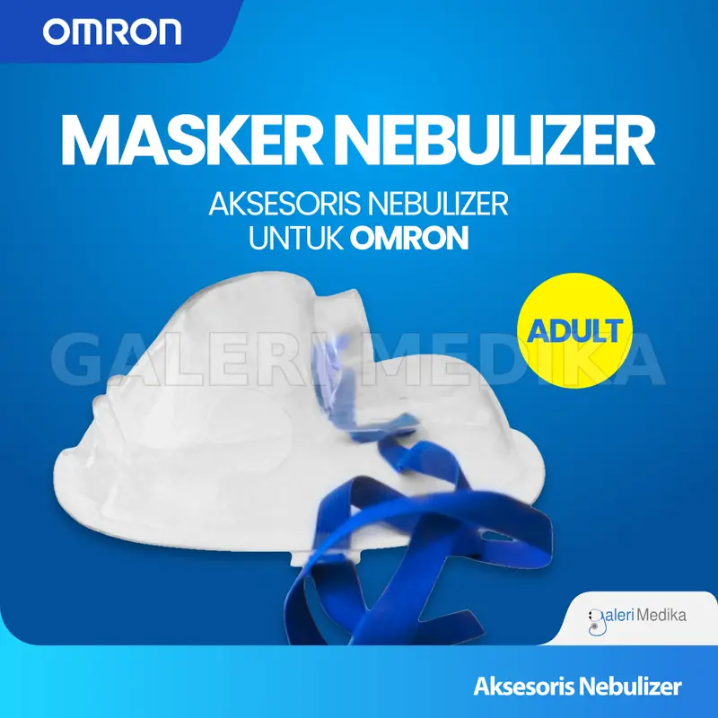 Sparepart Masker Nebulizer Omron - Masker Dewasa / Masker Anak / Masker Bayi 0