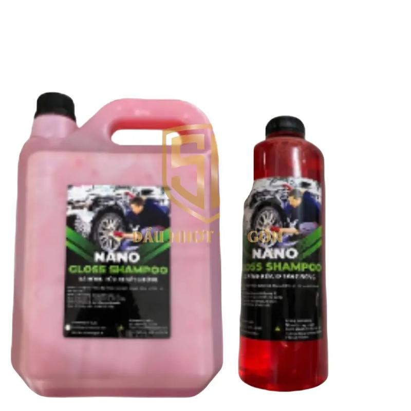 Nước rửa xe bọt tuyết NANO FOAM (can 5 lít), Xà bông rửa ô tô, xe máy có chạm, bóng dàn áo, chống phai màu sơn combo  nước giay  rửa bọt  tuyết  rửa  xe  ô  tô
