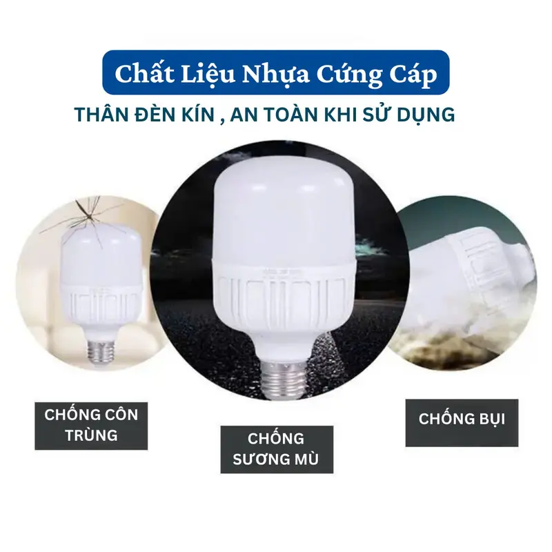 Combo 5 Bóng Đèn Led 30W Đui Xoáy E27 Ánh Sáng Trắng Tiết Kiệm Điện. Bảo Hành 30 Ngày 7