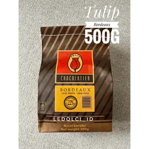 TULIP COKLAT BUBUK COCOA POWDER BORDEAUX BURGUNDY NOIR 500 GRAM