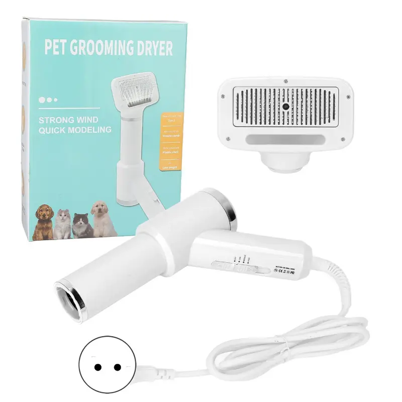 Pet Blower Hair Dryer Kucing Pengering Bulu Kucing Sisir Dan Blower 3 In 1 Grooming Hewan 1