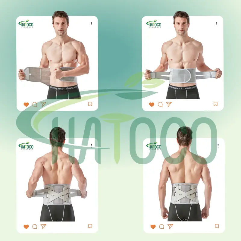 Đai Lưng Cột Sống Thoát Vị Đĩa Đệm Hatoco Chống Đau Lưng, Thoái Hóa Cột Sống, Đau Thần Kinh Tọa 8