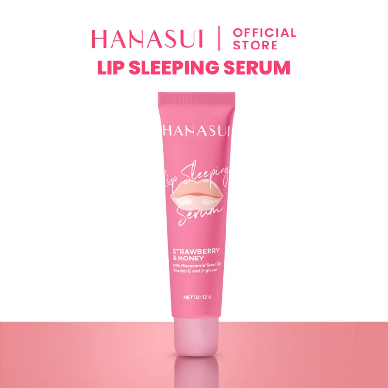 ENVIO - HANASUI Lip Sleeping Serum Strawberry & Honey 12gr 1