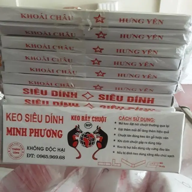 Combo 12 miếng keo dính chuột siêu dính CHAULAM56