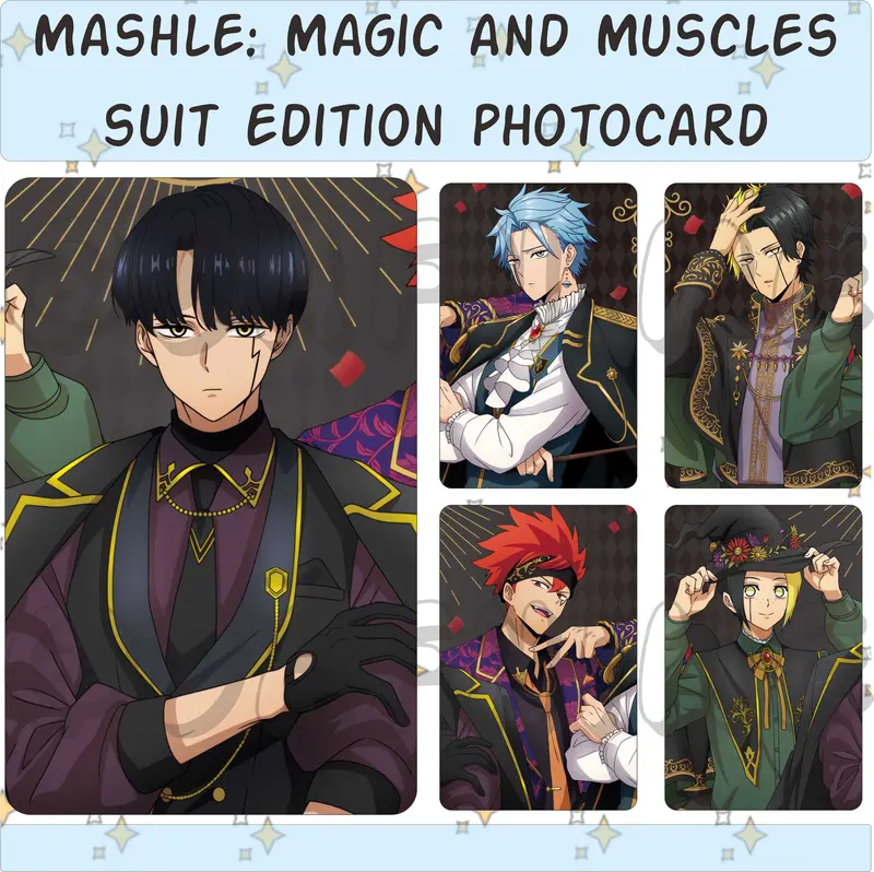 MASHLE : MAGIC AND MUSCLE SUIT EDITION PHOTOCARD ANIME 0
