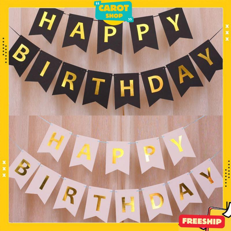 Dây Chữ Sinh Nhật, Dây treo Đuôi Cá Happy Birthday Phụ Kiện Trang Trí Tiệc Tùng Sinh Nhật 2