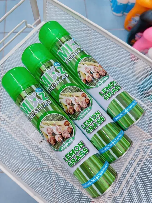 Xịt phòng hương sả chanh Mixz Fresh Air Lemongrass Thái Lan 4