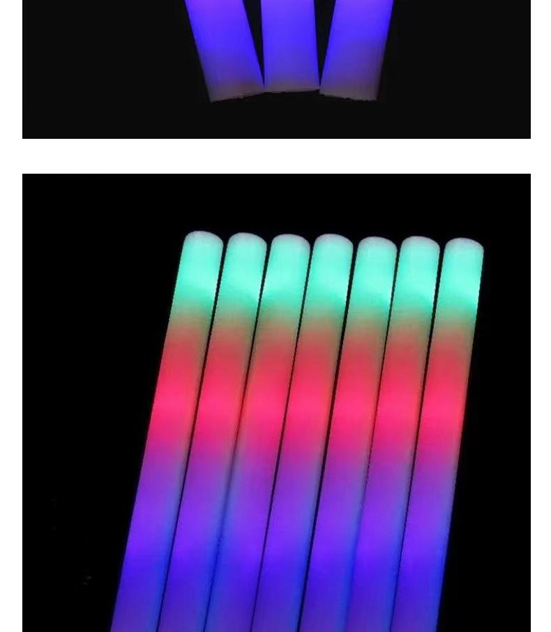 Product Introduction of Colorful Sponge Foam Light Stick Led Support Glow Stick Concert Bar Performance Activity Glow Stick Wholesale 11