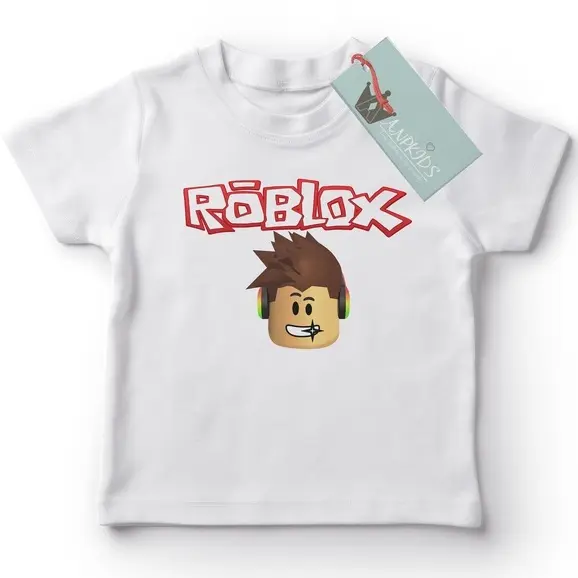kaos roblox anak junior cotton combed 30s 2