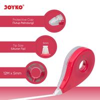 Gambar Pita Koreksi Correction Tape Joyko CT-573 - CT-573 dari Joyko Indonesia Kota Administrasi Jakarta Utara 4 Tokopedia