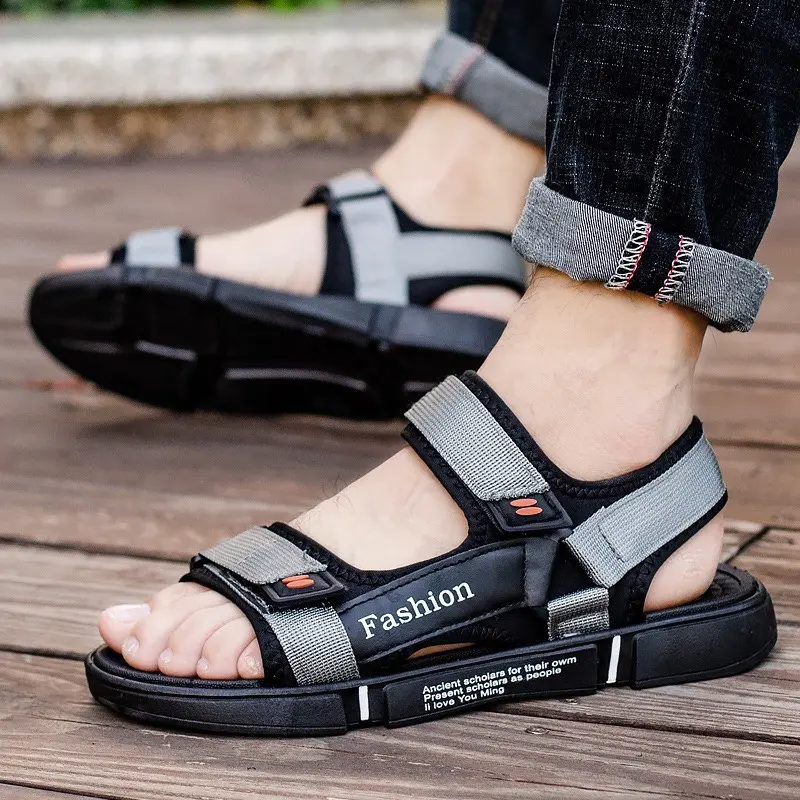 Sandal đan nam - Dép quai hậu học sinh Fashion 2 quai thời trang 1