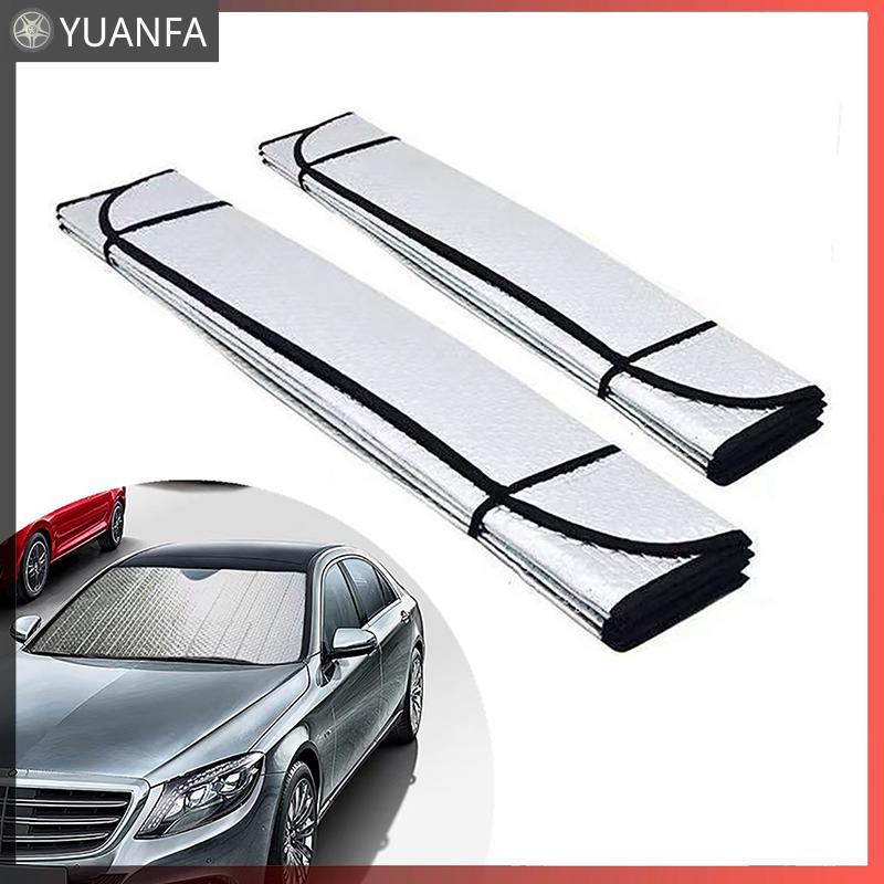 Tấm Che Nắng Cửa Sổ Trước Ô Tô, Che Chống Tia UV, Tấm Che Nắng, Tấm Che Kính Chắn Gió, Phụ Kiện Che Nắng Rèm Tự Động 0