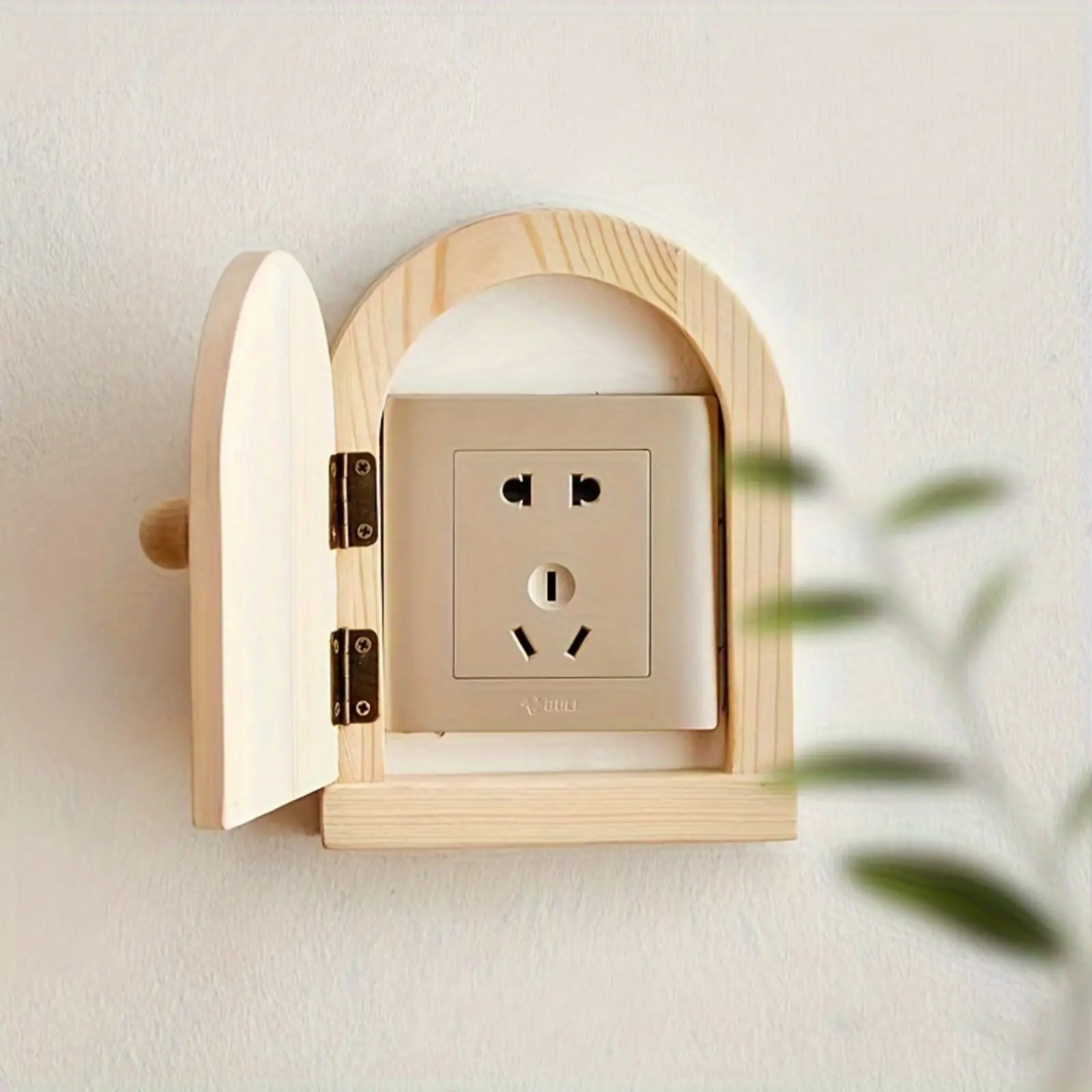 Wooden Switch Protective Cover, Household Socket Decorative Frame, Socket Cover, Electric Shock Protection Cover, Button Frame, Button Box