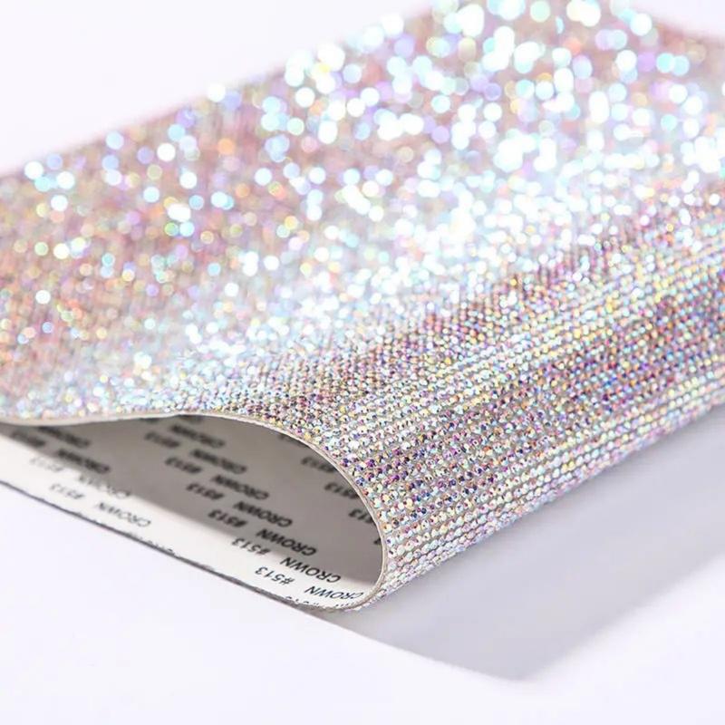 Car Rhinestone Stickers, Crystal Sparkling Diamond Stickers, DIY Diamond Back Adhesive, Cross-border Self-adhesive, Hot Selling Rhinestone Accessories 9