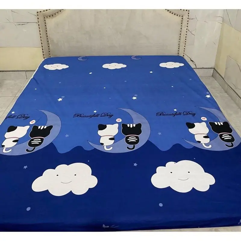 [BÁN RẺ LẤY TƯƠNG TÁC] Ga Chống Thấm Cotton, Nằm Trực Tiếp Không Nóng, Không bí, Không Sột Soạt 5