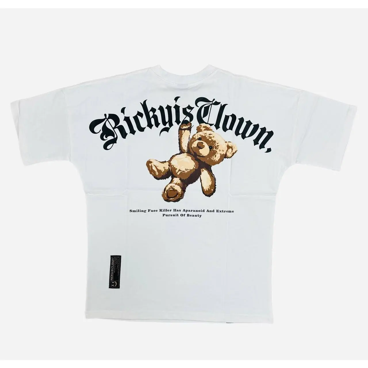 Ricky Is Clown Gothic Font Teddy Bear T-Shirt