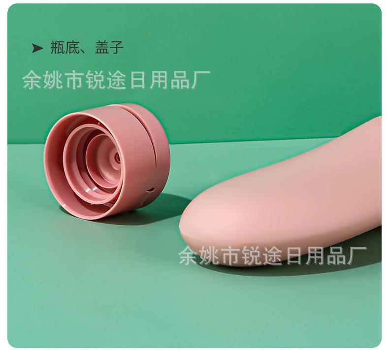 Product Introduction of New Manufacturer 60ml Flocked Travel Dispensing Bottle Set for Facial Cleanser, Sunscreen, Cosmetics, Soft Tube Squeeze Portable Soft Tube 6