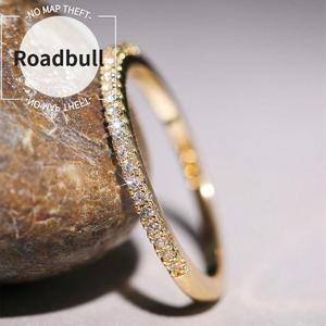 ROADBULLエレガントなジルコンリング,カジュアルな合金アクセサリーは,結婚式やパーティーに最适なギフトです.オールシーズンに適したファッショナブルなアクセサリーで,シンプルなデザインは女性にぴったりで,人気のあるの製品です.