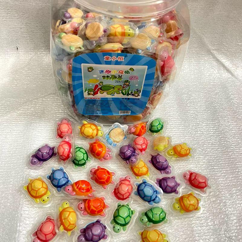 Product Introduction of Lọ 200 viên kẹo dẻo hình Rùa mini có nhân siro siêu ngon cho bé Chua Snack 5