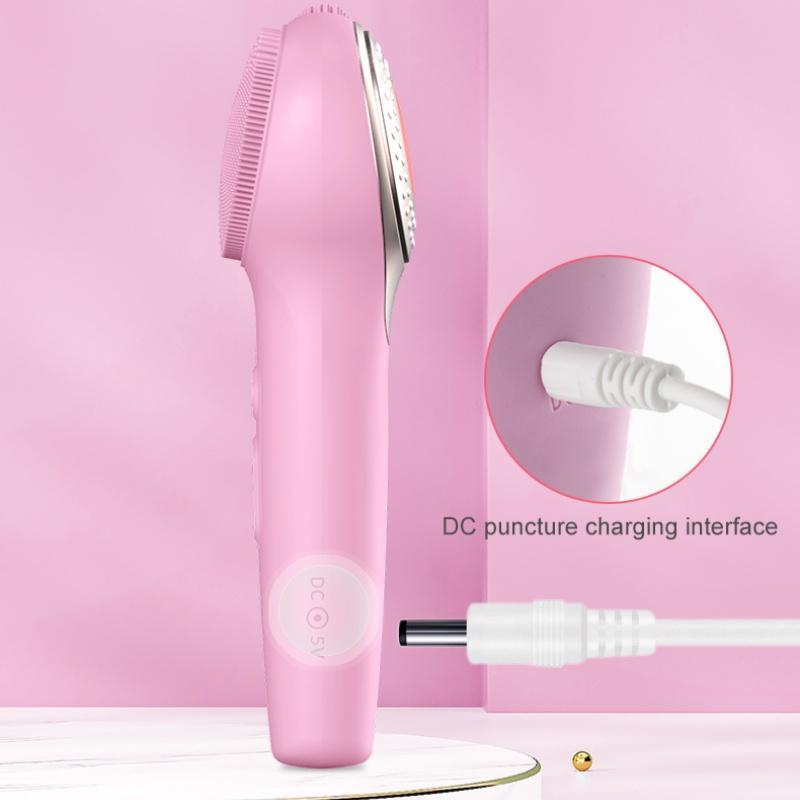 Rechargeable Silicone Facial Cleansing Brush, Multi-purpose IPX7 Waterproof Facial Brush, Facial Skin Care Tool for Women 2