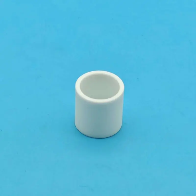 1/pack Alumina single hole High strength thin diameter alumina ceramic short tube Impact and wear resistance