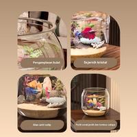 Gambar Vixplorn Aquarium Ikan Hias Aquarium Bulat Fish Bowl Wadah Tanaman Hias Hidroponik/ Toples Plastic Ikan Hias Aquarium Bulat - A-Akuarium-S dari Vixplorn Kab. Tangerang 4 Tokopedia