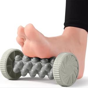 Rodillo para pies para aliviar la fascitis plantar, masajeador de tejido profundo manual para pies, herramienta de rodillo de masaje de puntos de activación para recuperación de arcos o talones, regalos de Navidad