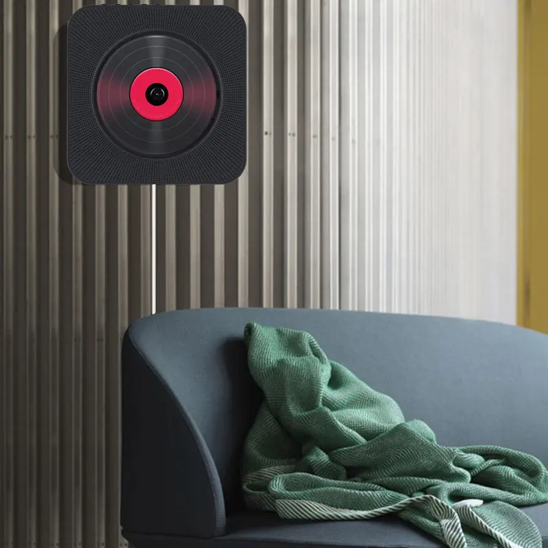 Máy nghe nhạc CD treo tường, âm thanh vòm, đài FM, Bluetooth , đĩa MP3 USB 5