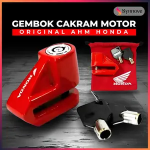 Gembok Cakram Motor Honda AHM Original Gembok Motor Anti Maling Kunci Cakram Pengaman Motor